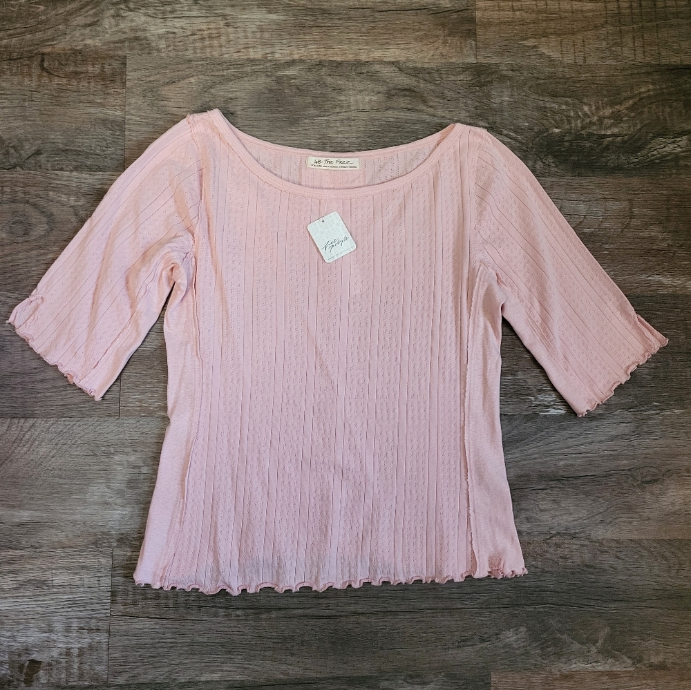 FREE PEOPLE We The Free Sweet And Salty Tee NWT - Picture 4 of 9